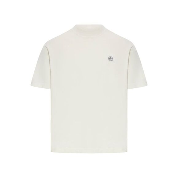 Stone Island Men Regular Fit T-Shirt With Compass Logo